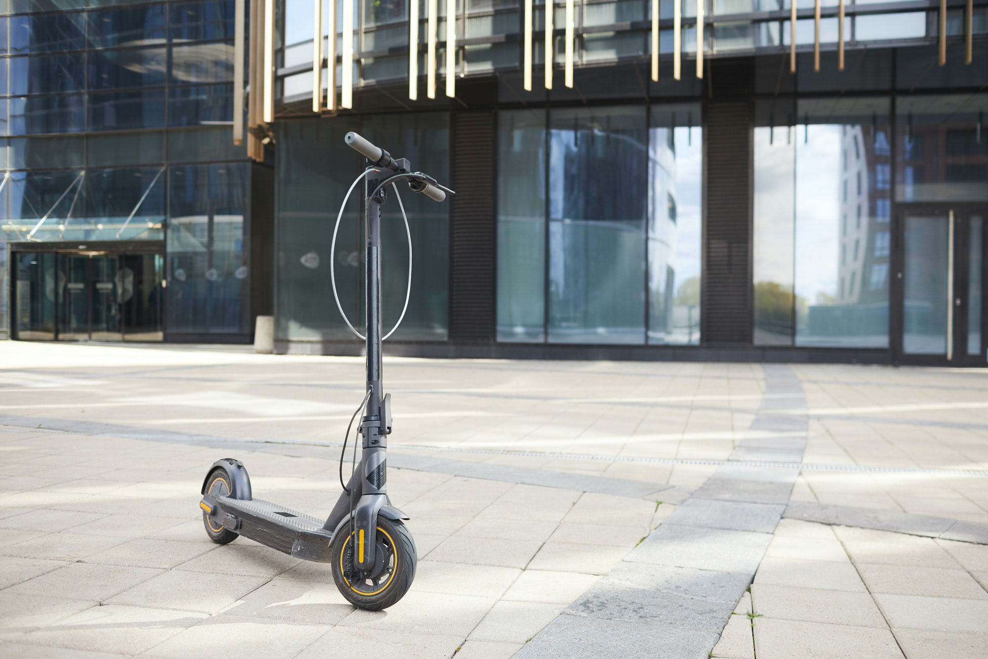 Electric Scooter Outdoors